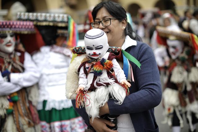 En el Centro Histórico de Lima se celebró la Festividad Religiosa en Honor al Señor de Qoyllurit'i. (Foto: Joel Alonzo/ @photo.gec)