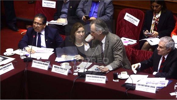 Comisión de Defensa sesiona con presencia de Carlos Basombrío, Marisol Pérez Tello y Luis Castañeda