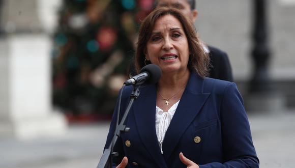 Dina Boluarte instala el gabinete de crisis debido a protestas violentas. (Foto: Jorge Cerdán/GEC)