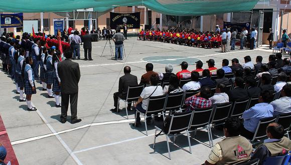 Con ceremonia especial se inició año escolar 2015 en COAR Apurímac