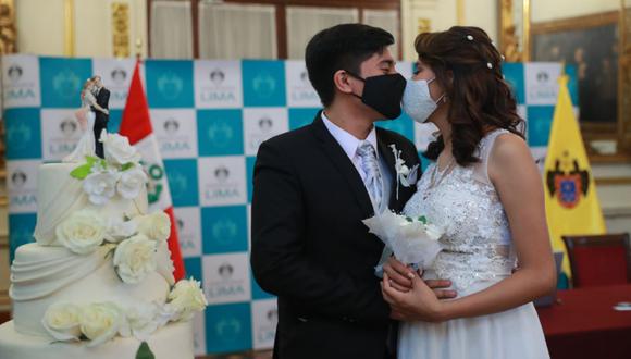 Abril, mayo y junio de 2020 fueron los meses donde menos matrimonios se celebraron a nivel nacional. (Foto: Municipalidad de Lima)