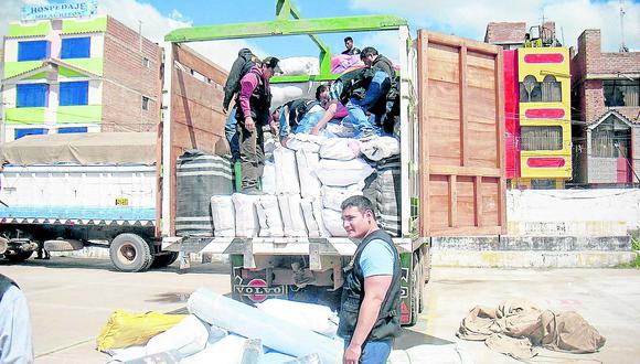Sullana: Intervienen 2 camiones con contrabando