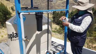 15 poblados empezaron a tener agua clorada en la región de Huancavelica