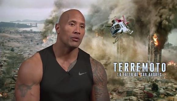 Facebook: ‘La Roca’ invita a peruanos a ver su nuevo film "Terremoto"
