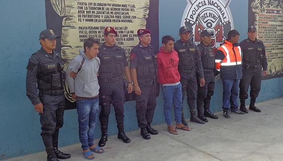 La Libertad: Capturan a presuntos integrantes de "Los Dragones Rojos de Pacanguilla" 