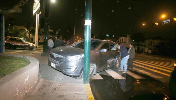 Accidente de tránsito en San Isidro