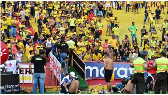 ​Ecuador: Violento partido de fútbol deja al menos 40 heridos