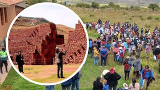 Pobladores intentan tomar Parque Arqueológico de Pikillaqta en Cusco (FOTOS)