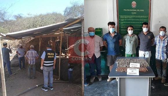 Golpe a la minería ilegal en Piura: Intervienen a mineros en Suyo e incautan cartuchos de dinamita 
