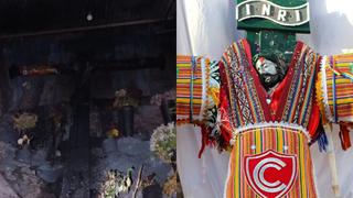 Desconocidos incendian cruz cristiana en santuario de Cusco (FOTOS)