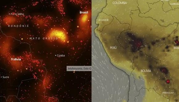 Incendio en el Amazonas: mapas interactivos muestran EN VIVO las zonas afectas 