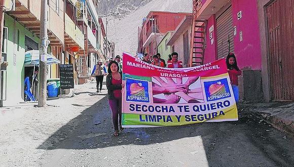 Mineros de Secocha piden declaratoria de emergencia 
