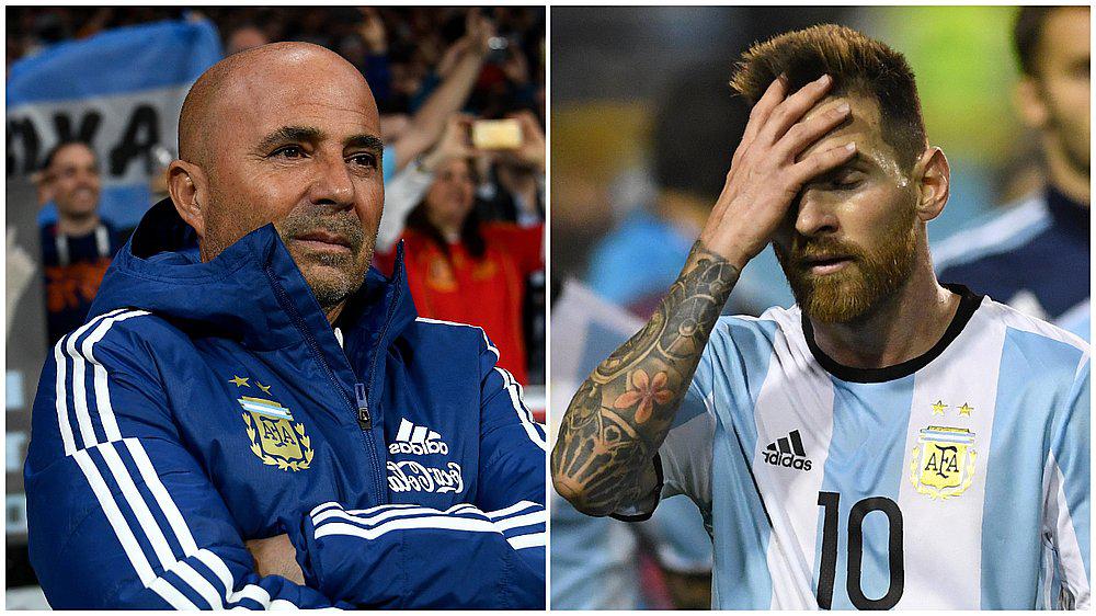 Jorge Sampaoli tras derrota por 6-1 ante España: "Obviamente sentimos la ausencia de Messi" (VIDEO)