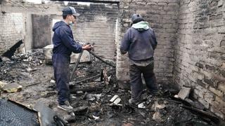 Chincha: Familia debe demoler su vivienda por fuego que dañó sus estructuras
