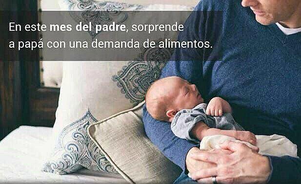 "Sorprende a papá con una demanda de alimentos": la campaña viral de un bufete de abogados (FOTOS)