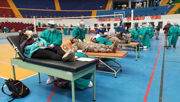 Arequipa: Hospital Honorio Delgado recolectó 65 unidades de sangre pero no llegó a la meta establecida (Foto: Gerencia Salud Arequipa)