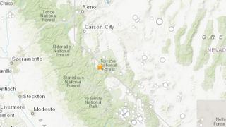 Terremoto de magnitud 6 en la frontera entre Nevada y California