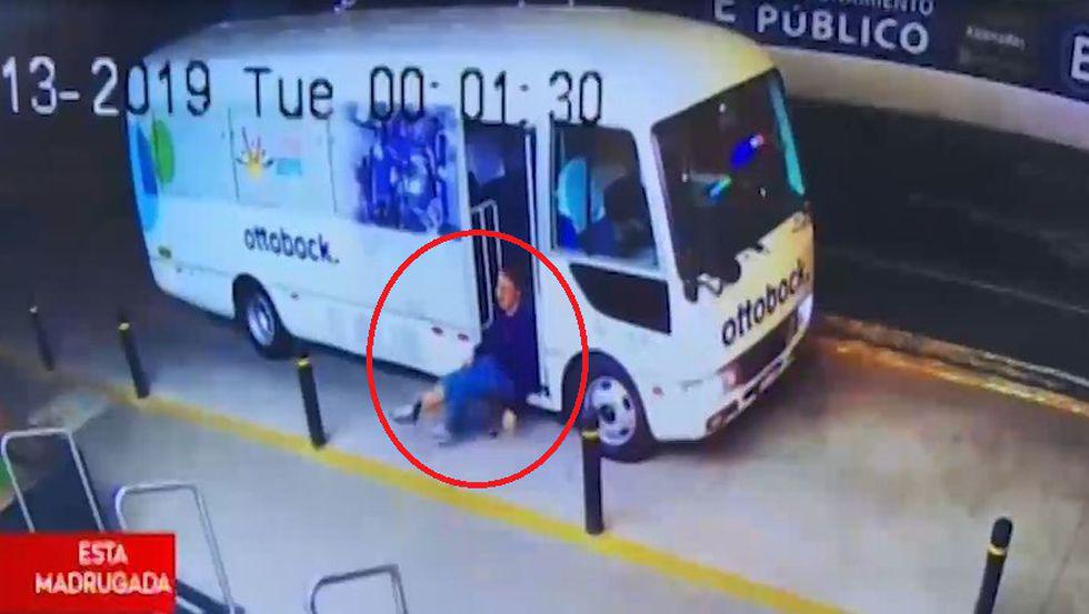 Médico austríaco Franzel Osterreich fue herido de bala cuando se resistió al robo de su relo Rolex. (Captura: América Noticias)