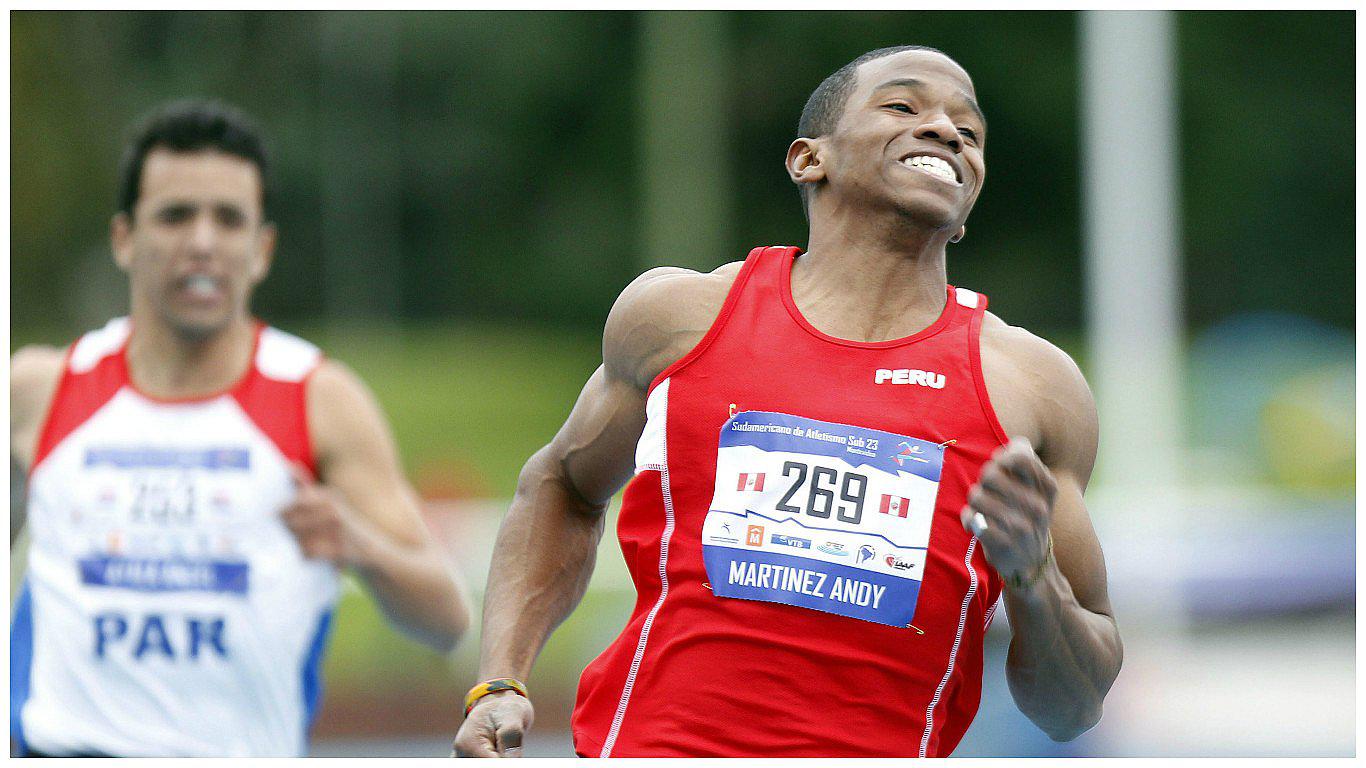 Andy Martínez Chiroque tiene 22 años y es el hombre más rápido del Perú 