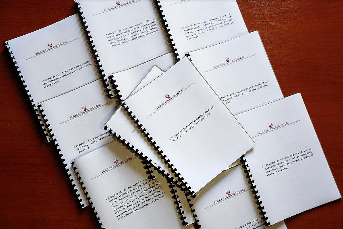 Reforma política: Ejecutivo presenta 12 proyectos de ley al Congreso, aunque no incluye bicameralidad 