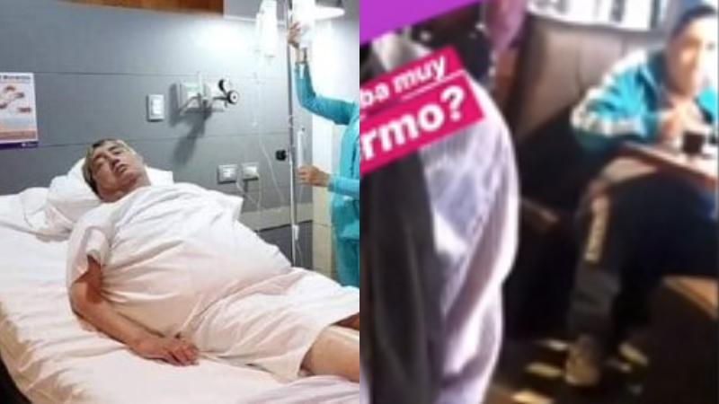 Tongo es captado comiendo pollo a la brasa pese a que dijo que se encontraba mal de salud