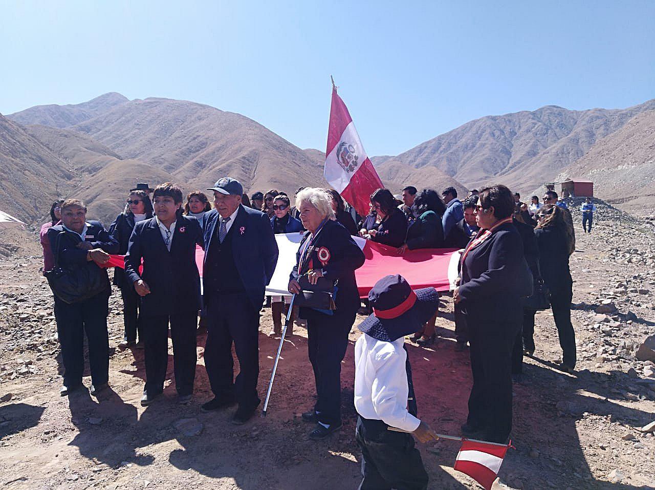 Con izamiento ayer conmemoran 139 años de la Batalla de Palca