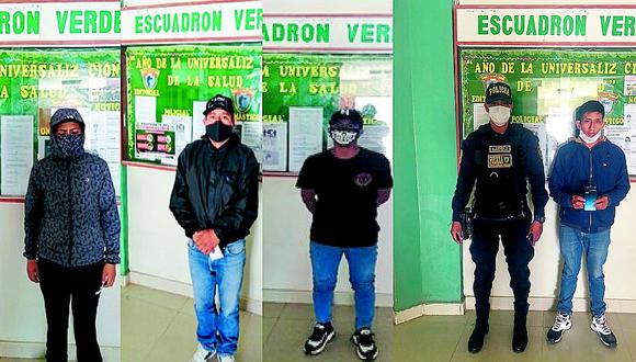 Lambayeque: Unos siete “cachineros” son detenidos con  celulares robados 