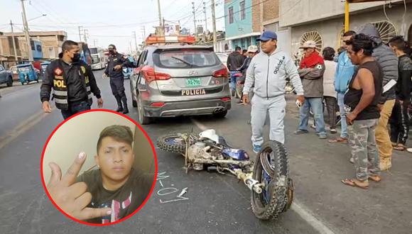 El lamentable hecho se registró en la provincia de Chepén. El occiso fue identificado como Charly Jair Lozano Romero. (Foto: Ribereña Guadalupe Guadalupe )