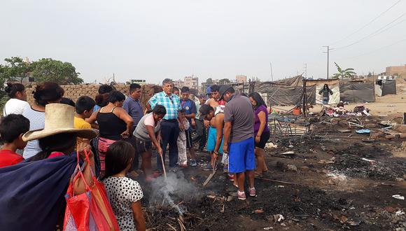Reubicarán a las 17 familias que invadieron zona donde ocurrió trágico incendio 