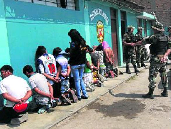 La Policía incursiona en los predios de banda "La Jauría" 