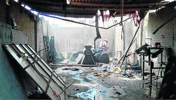 Chiclayo: Incendio en fábrica de colchones deja pérdidas en S/5 mil 