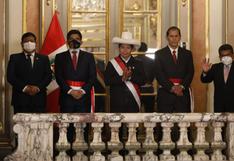Pedro Castillo y Mirtha Vásquez saludan designaciones de Juan Carrasco y Jorge Prado como ministros