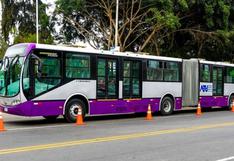 Corredor Morado: Así es el nuevo bus articulado que puede llevar a 160 pasajeros y tiene aire acondicionado