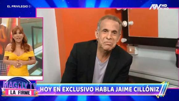 Jaime Cillóniz dio una entrevista a Magaly Medina y habló sobre la denuncia de la actriz Danna Ben Haim. (ATV)