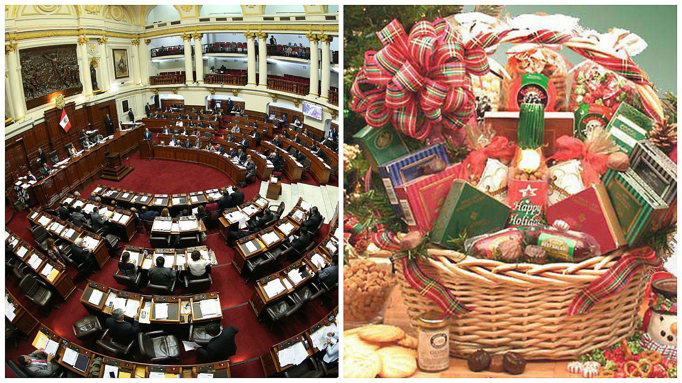 Canasta navideña del Congreso: Estas son las reacciones de congresistas por entrega de víveres (VIDEO)