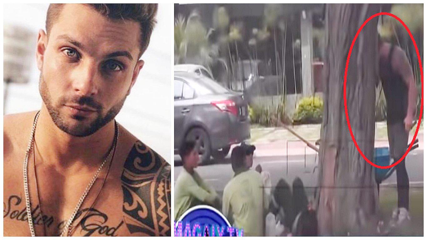 Nicola Porcella encara a grupo de trabajadores que le bromearon con la fiesta en Asia (VIDEO)