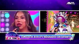 Elenco de JB indignados con Dayanita por sus declaraciones en el programa de la Chola Chabuca: “está mal asesorada”