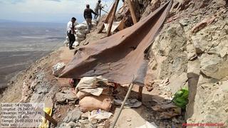 Nasca: Descubren campamento minero con más de 90 explosivos en Reserva Nacional San Fernando