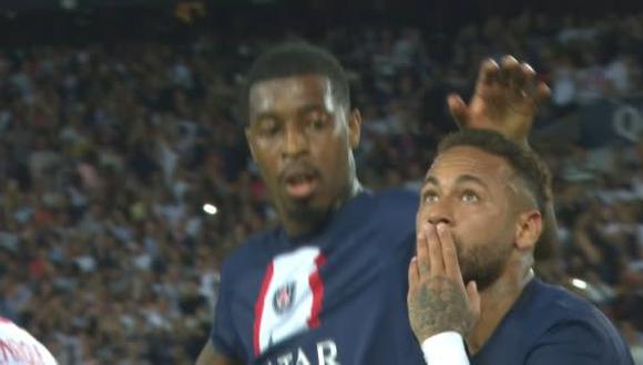 Neymar anotó de penal en el PSG vs. Monaco por la Ligue 1. (Foto: Captura)