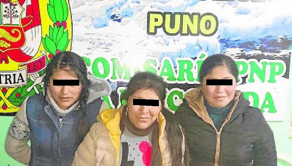Juliaca: detienen a tres mujeres por trata de personas en la mina Rinconada