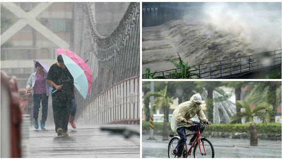 Tifón Megi causa 3 muertos, 167 heridos y graves daños en Taiwán (VIDEO)