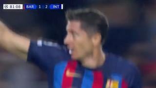 Barcelona vs. Inter de Milán: Lewandowski consiguió el segundo gol del club blaugrana (VIDEO)