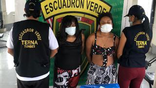 Tumbes: Sentencian a ocho años de prisión a dos mujeres que cayeron con droga