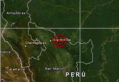 Temblor de magnitud 4,2 se reportó en Moyobamba