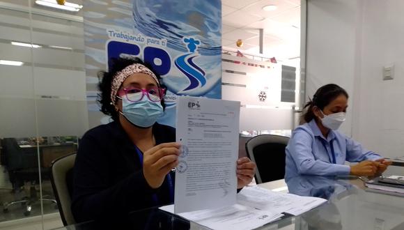 EPS Tacna hace gestiones para que se suspenda la aplicación del reajuste tarifario. (Foto: Adrian Apaza)