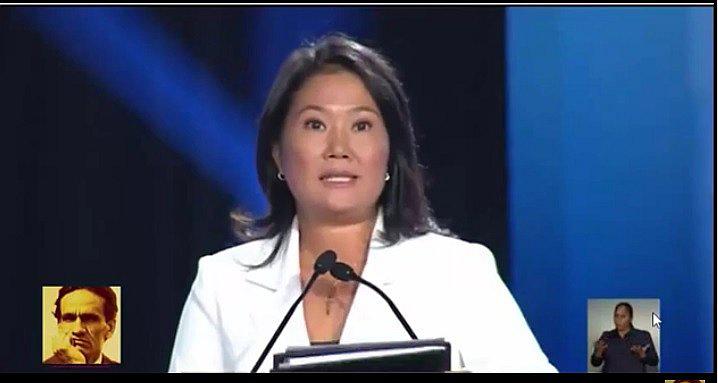 Keiko Fujimori en debate electoral: "Nunca más un cinco de abril" (VIDEO)