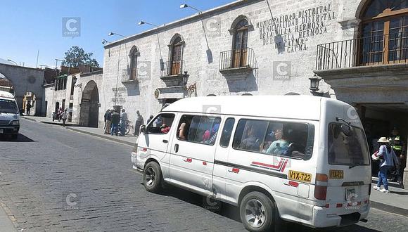 Arequipa: No realizan operativos a vehículos M2 en Cayma