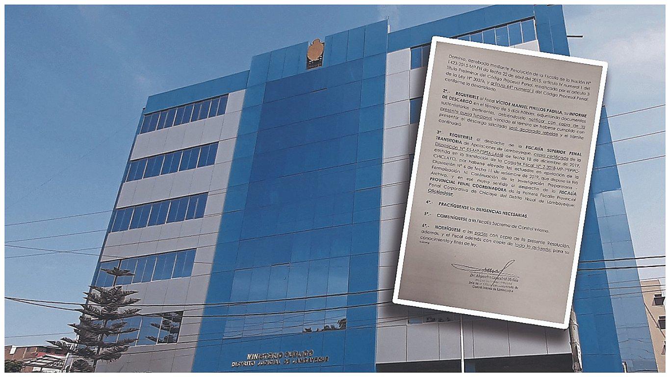 Abren proceso disciplinario a fiscal por archivar denuncia 