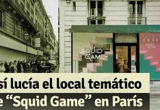 ‘El juego del calamar’: París abrió tienda temporal de la popular serie y así lucía por dentro