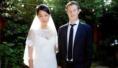Mark Zuckerberg se casó con su novia Priscilla Chan